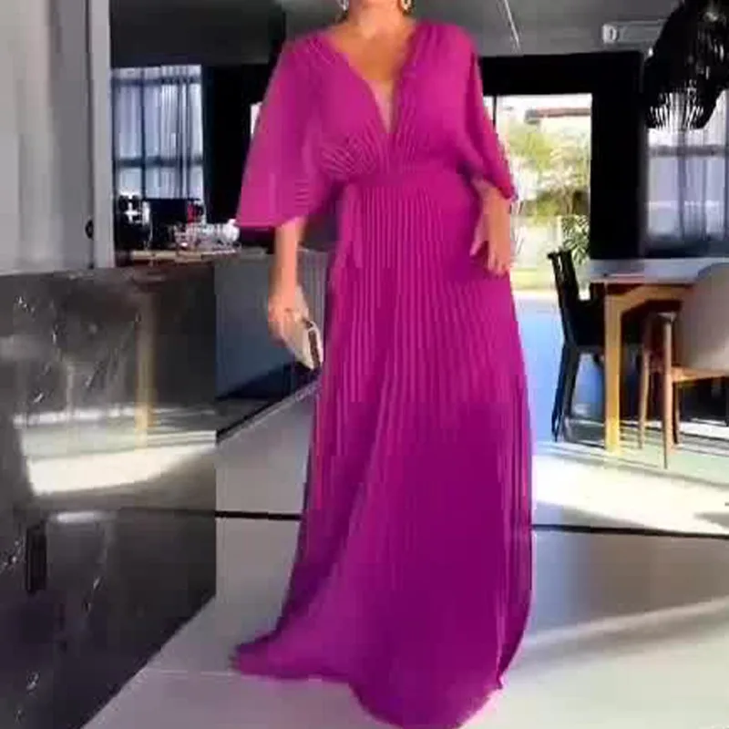 Vestido Plisado de Primavera/Verano - Imagen 7