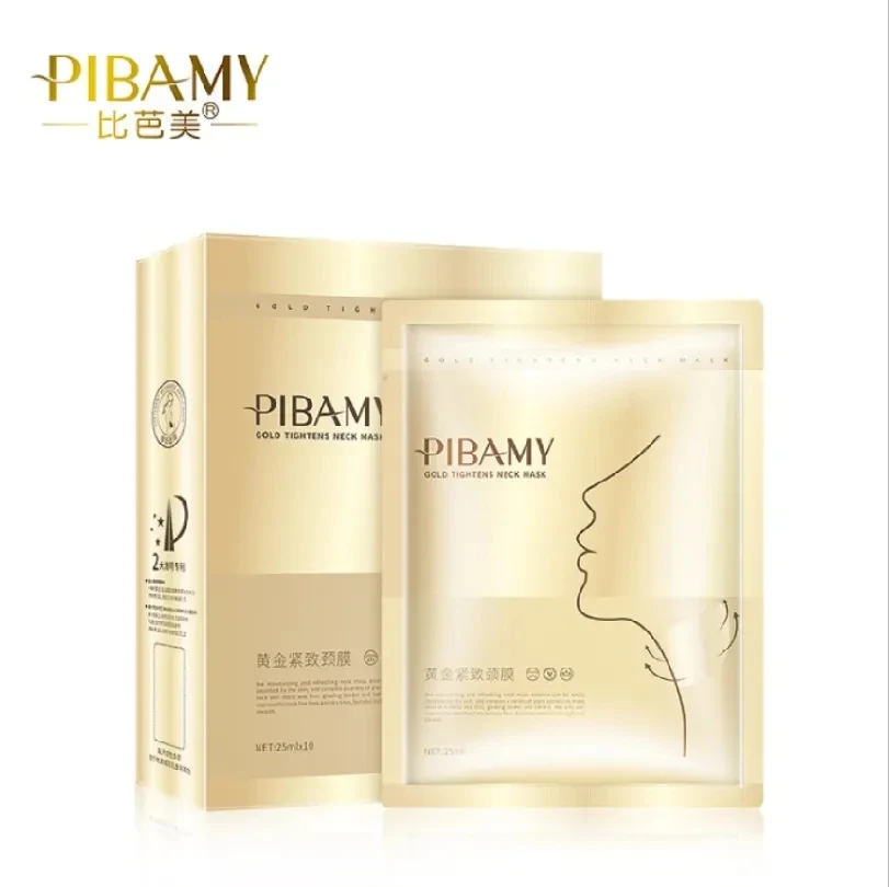 Mascarilla Reafirmante de Oro para Cuello — Pack de 10 Piezas - Imagen 7