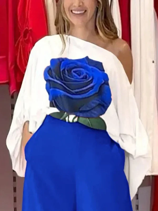 Blusa de Verano con Estampado de Rosas - Imagen 6