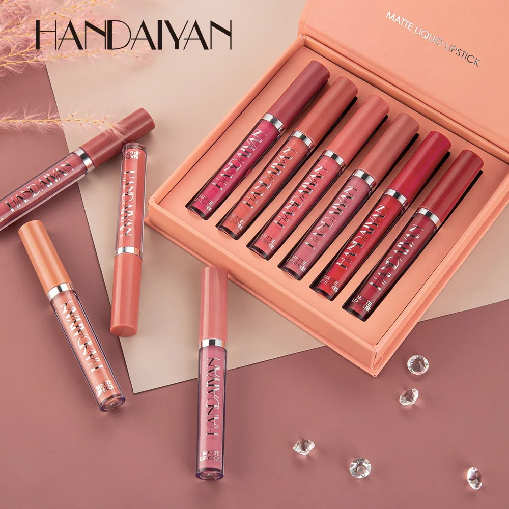 Set de 6 Labiales Líquidos – Larga Duración y Acabado Mate - Imagen 3
