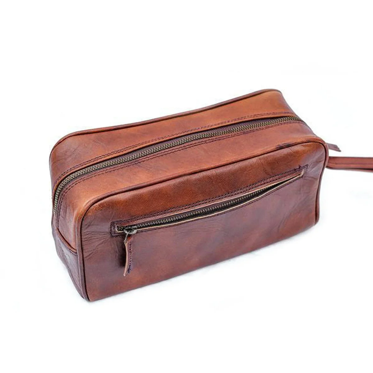 The Single Section Toiletry- Brown - Imagen 3