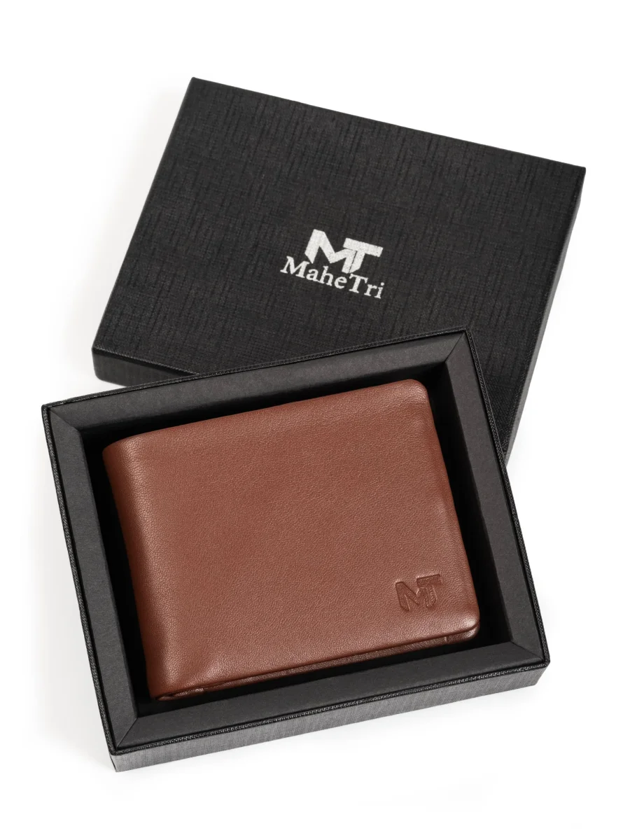 Tan Brown Duke Bifold Wallet - Imagen 3