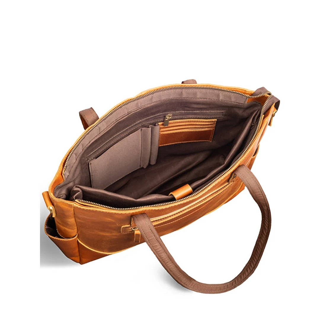 Luxury Kodiak Tote - Tan - Imagen 3