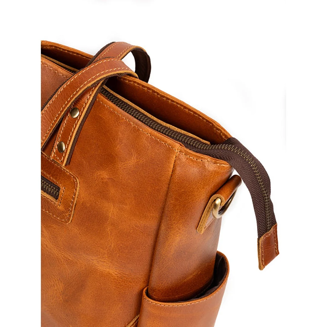 Luxury Kodiak Tote - Tan - Imagen 6