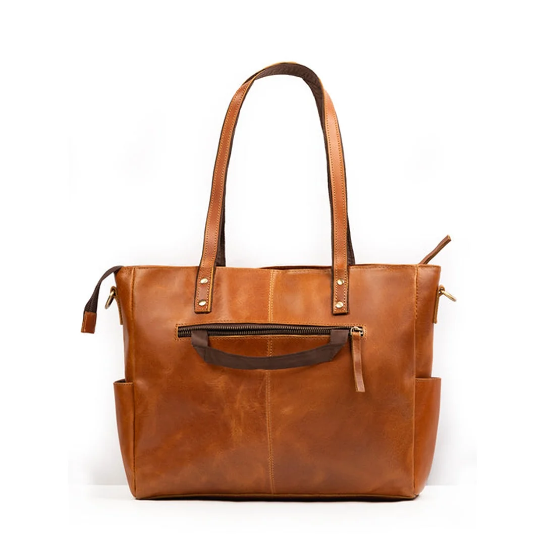 Luxury Kodiak Tote - Tan - Imagen 4