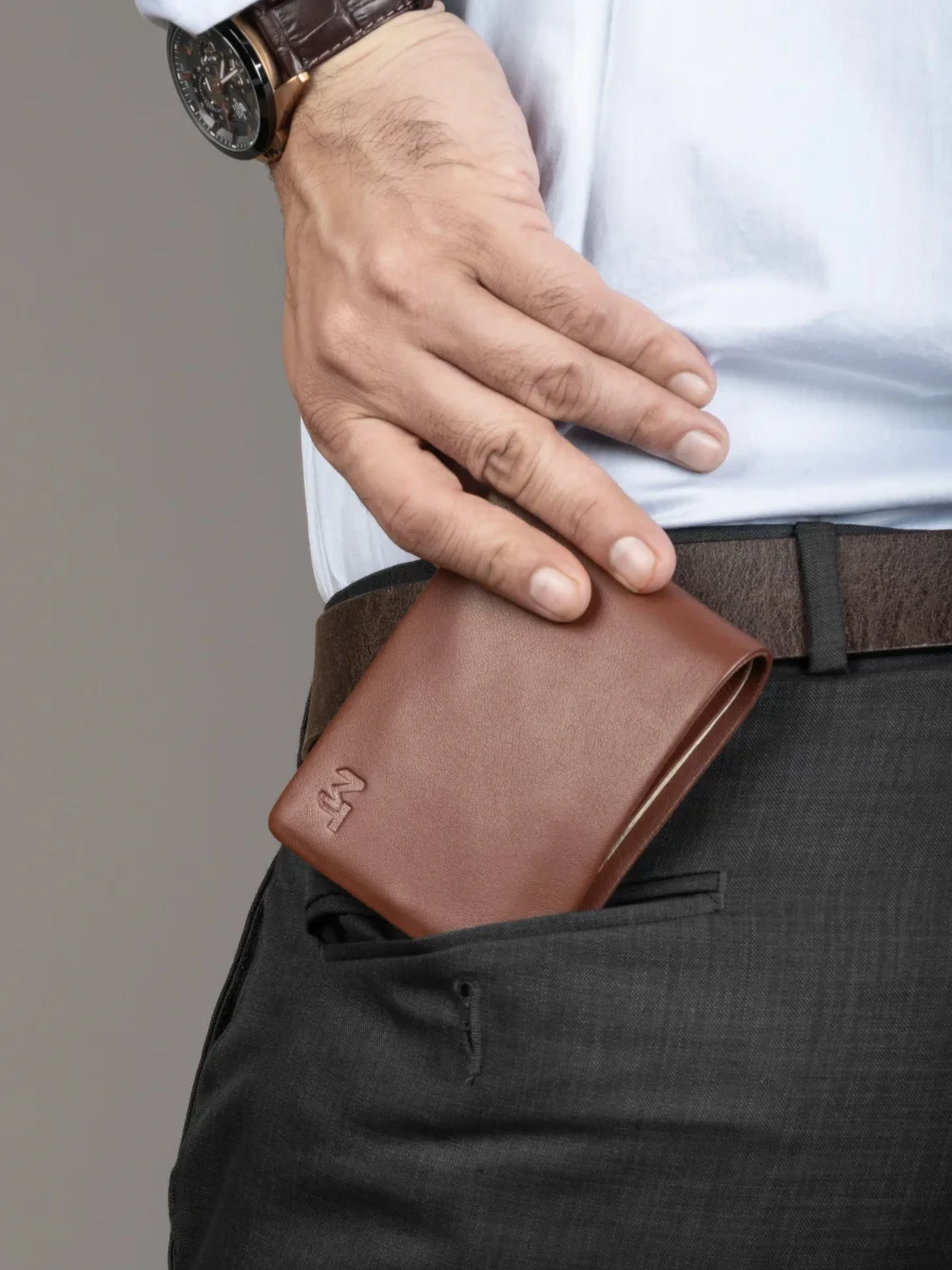 Tan Brown Duke Bifold Wallet - Imagen 4