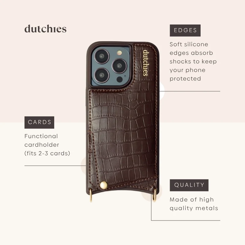Spanish Chain Set | iPhone | Chocolate Brown - Imagen 5