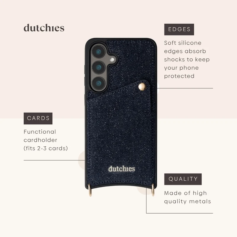 Luxury Set | Samsung | Denim Glitter - Imagen 5