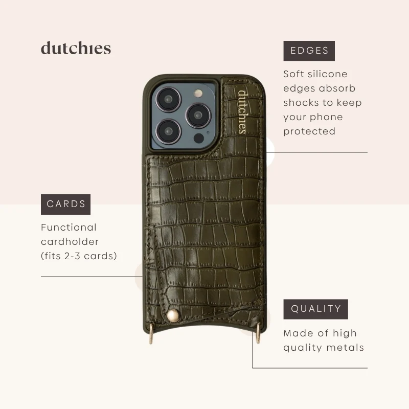 Luxury Set | iPhone | Olive Green - Imagen 8