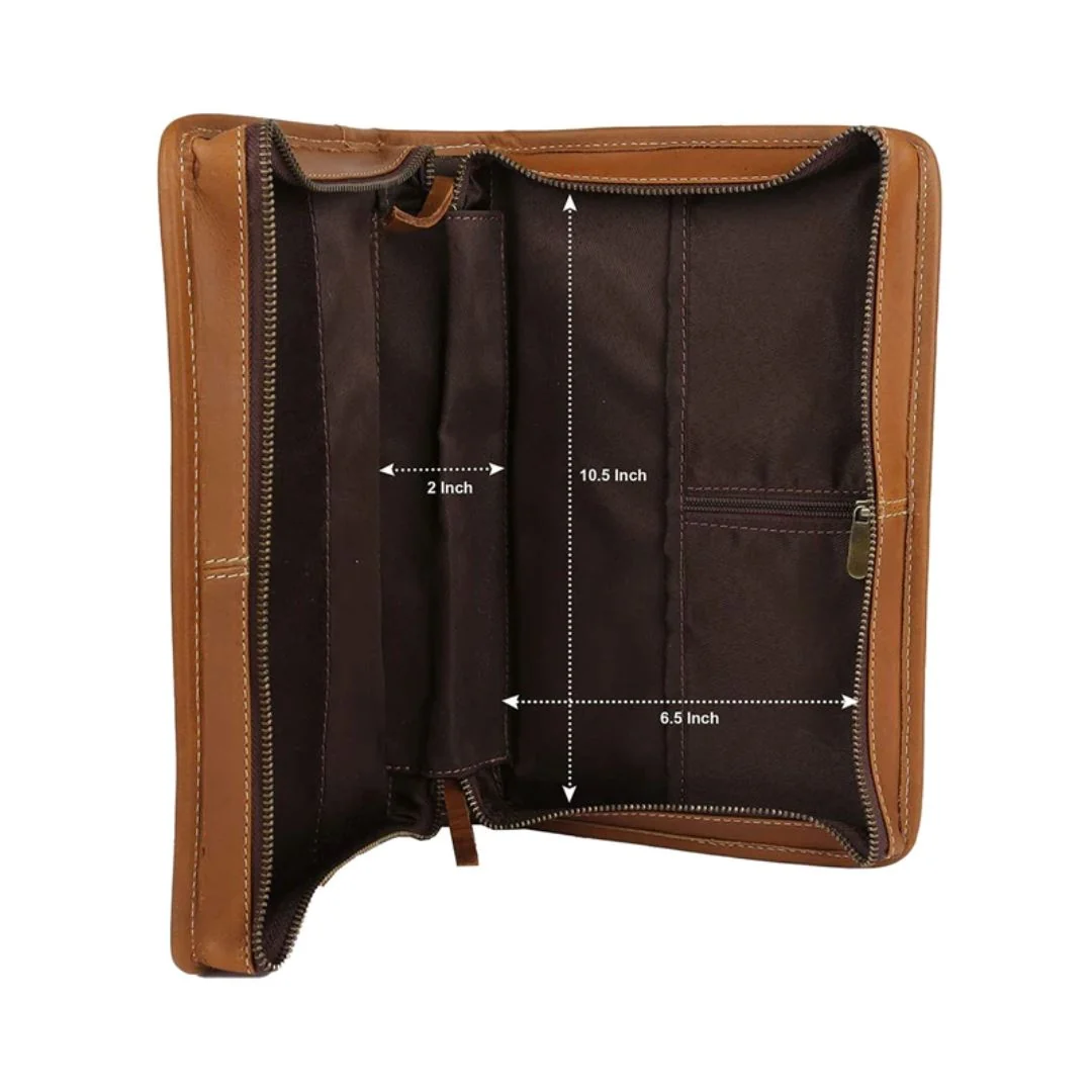 Classic Bible Leather Cover - Tan - Imagen 3