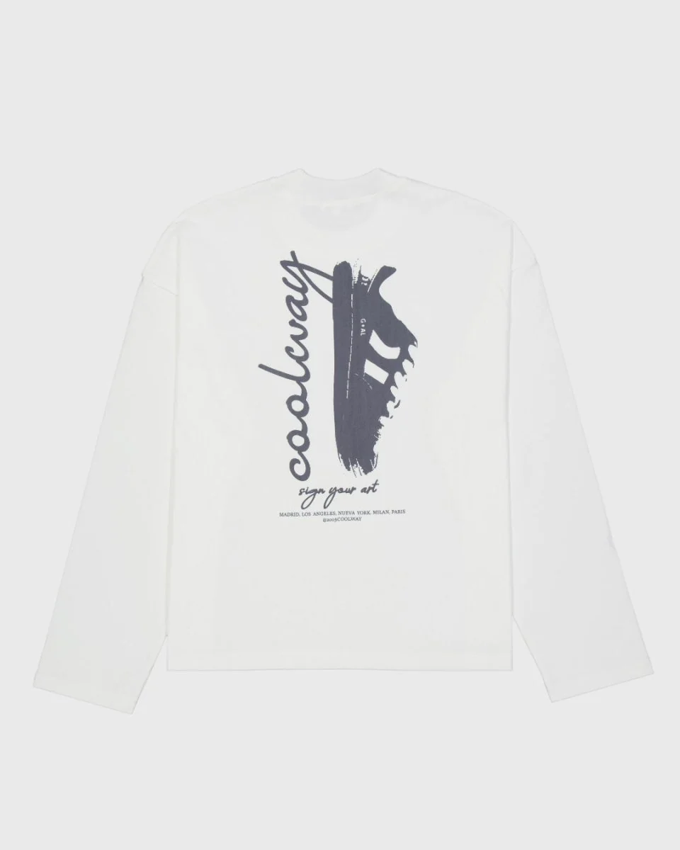 Frame White Long Sleeve - Imagen 7