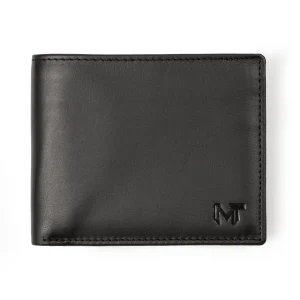 Wealth Ward Black Bi-folded Wallet