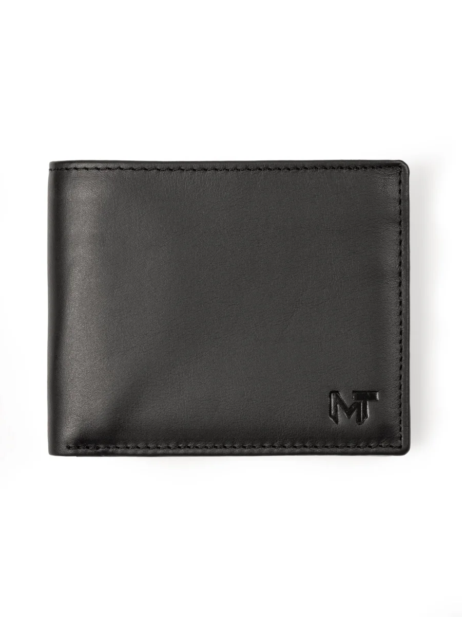 Wealth Ward Black Bi-folded Wallet - Imagen 2