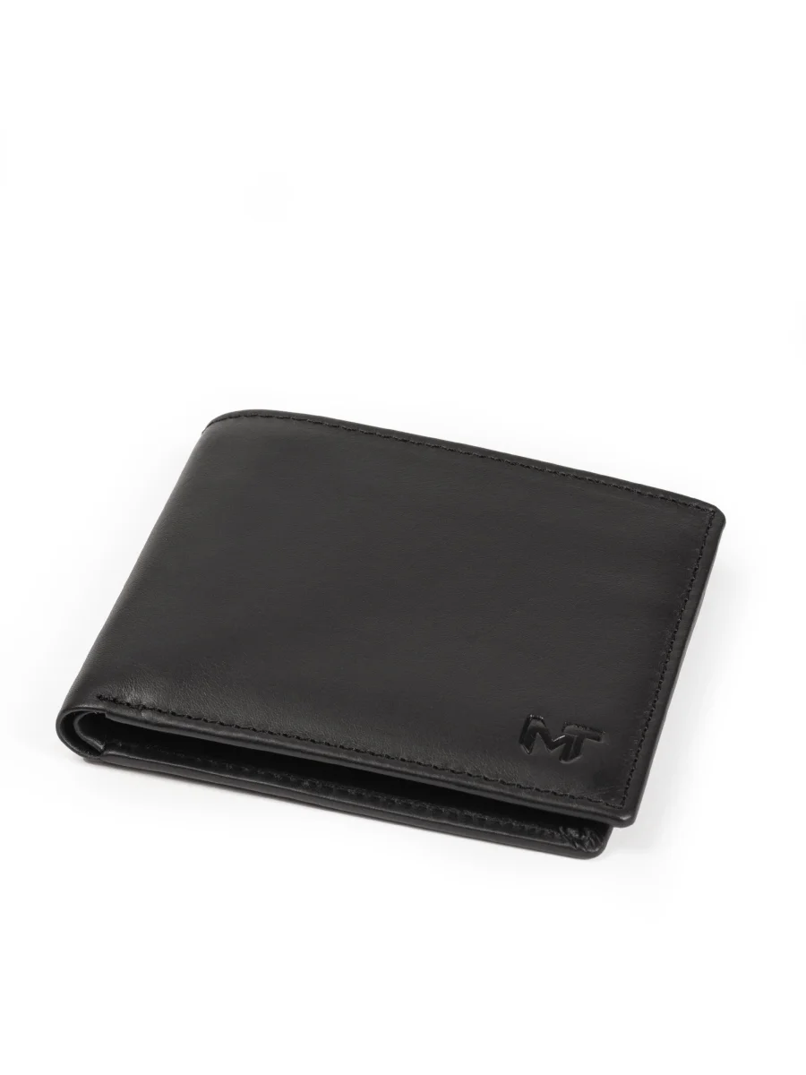 Wealth Ward Black Bi-folded Wallet - Imagen 4