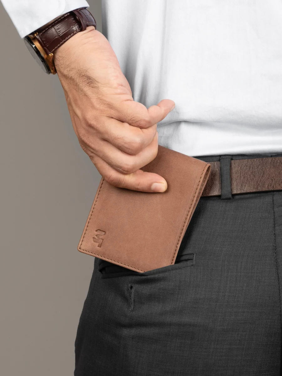 Tan Brown Slate Wallet - Mat finish - Imagen 7