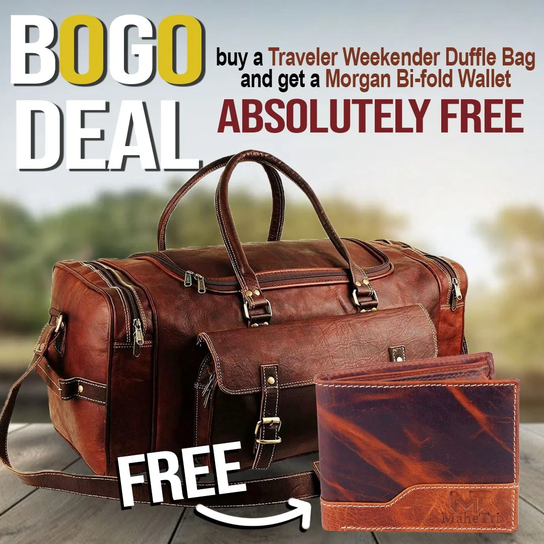 Traveler Weekender Duffle Bag + FREE Wallet - Imagen 2