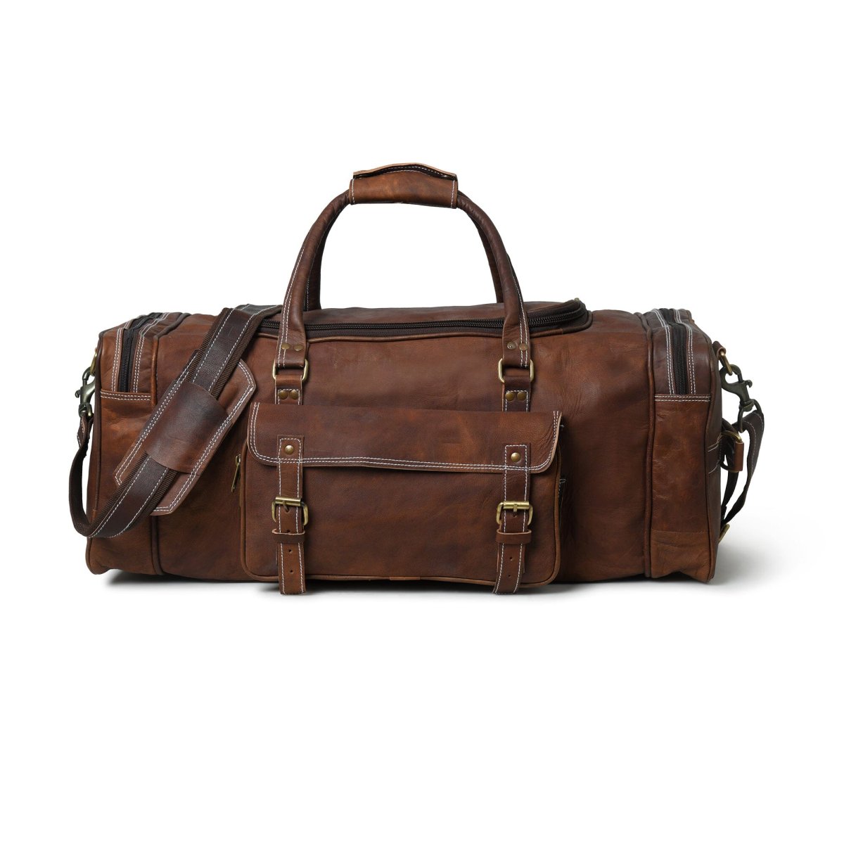 Walker Leather Weekender Bag + Free Toiletry - Imagen 2