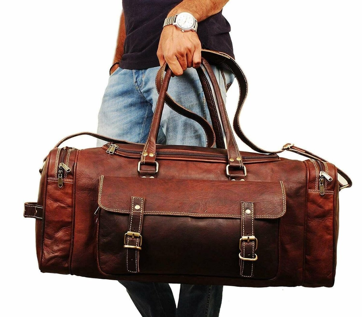Traveler Weekender Duffle Bag + FREE Toiletry Bag - Imagen 9