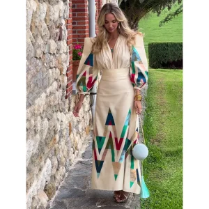 Vestido Elegante Geométrico