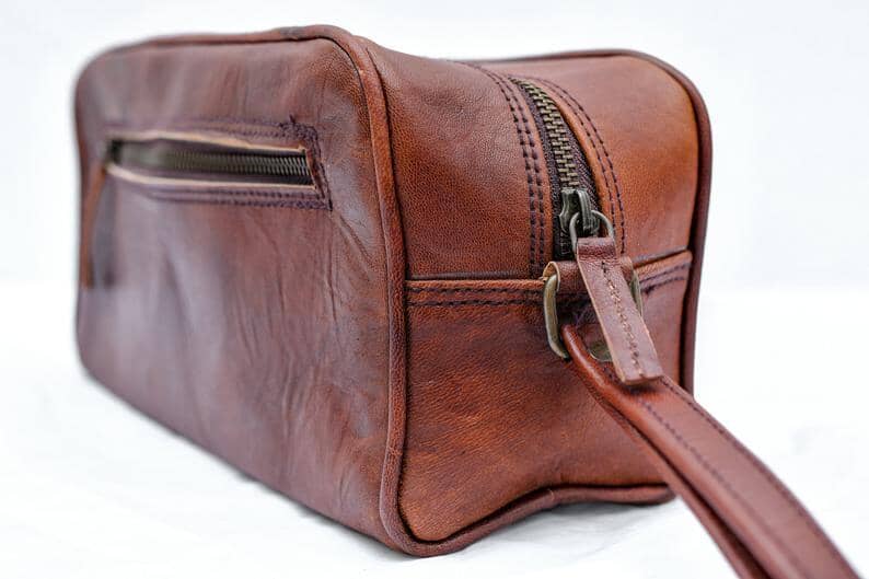 The Single Section Toiletry- Brown - Imagen 8