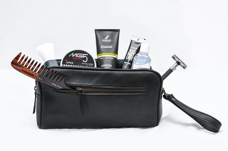 The Single Section Toiletry- Black - Imagen 5