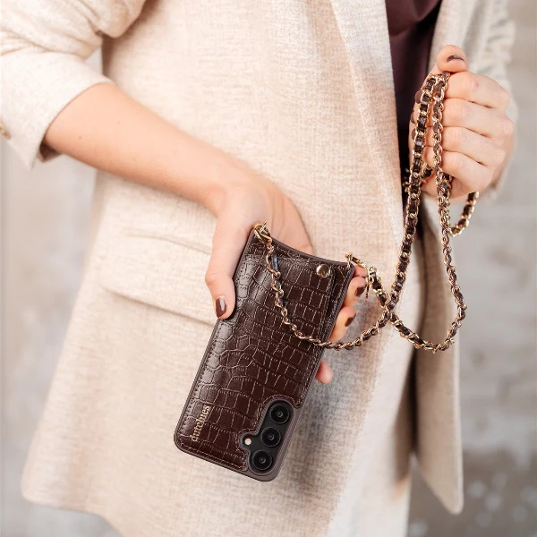 Phone Chain | Italian | Chocolate Brown - Imagen 3