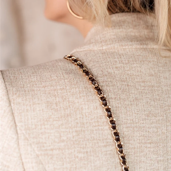 Phone Chain | Italian | Chocolate Brown - Imagen 4