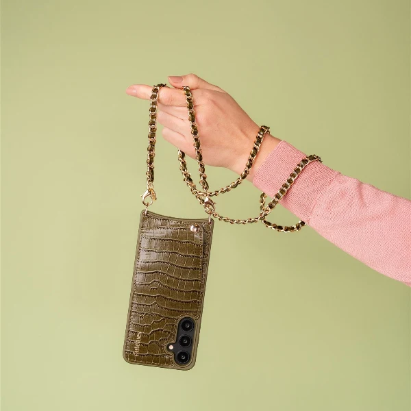 Phone Chain | Italian | Olive Green - Imagen 3