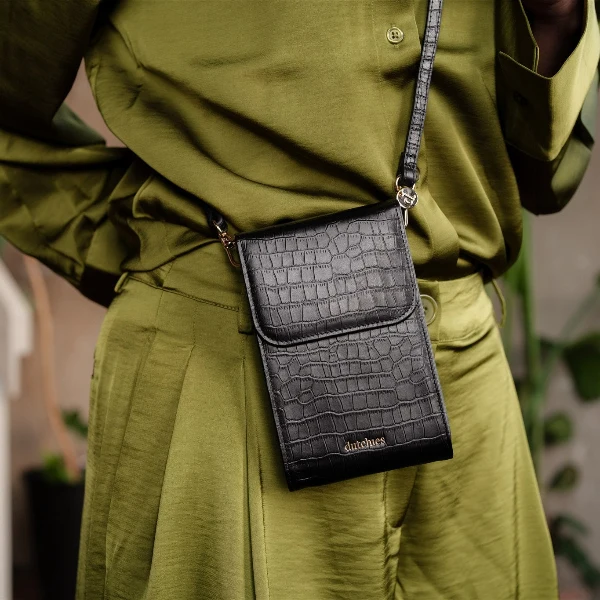 Phone Bag Juliet | Noir Gold - Imagen 4