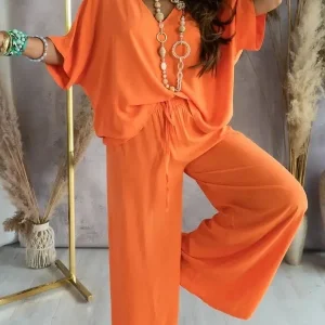 Conjunto Casual de Algodón S-XXL