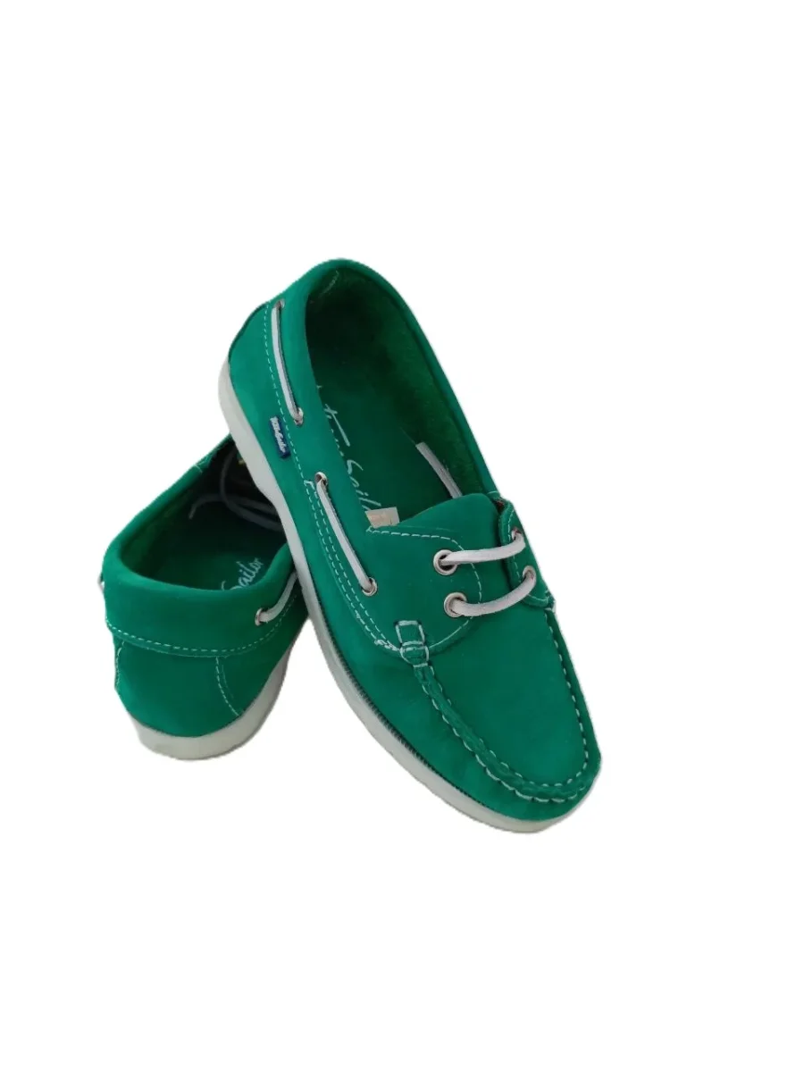 MOCASIN DAMA VERDE MODELO 618-2074 - Imagen 2
