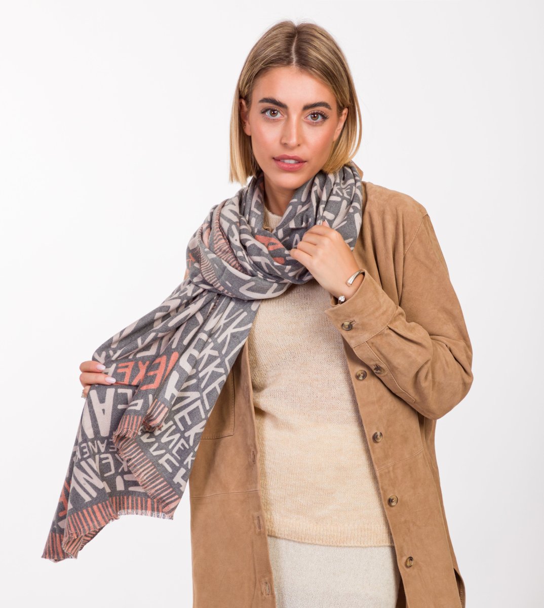 Pashmina logo marrón - Imagen 3