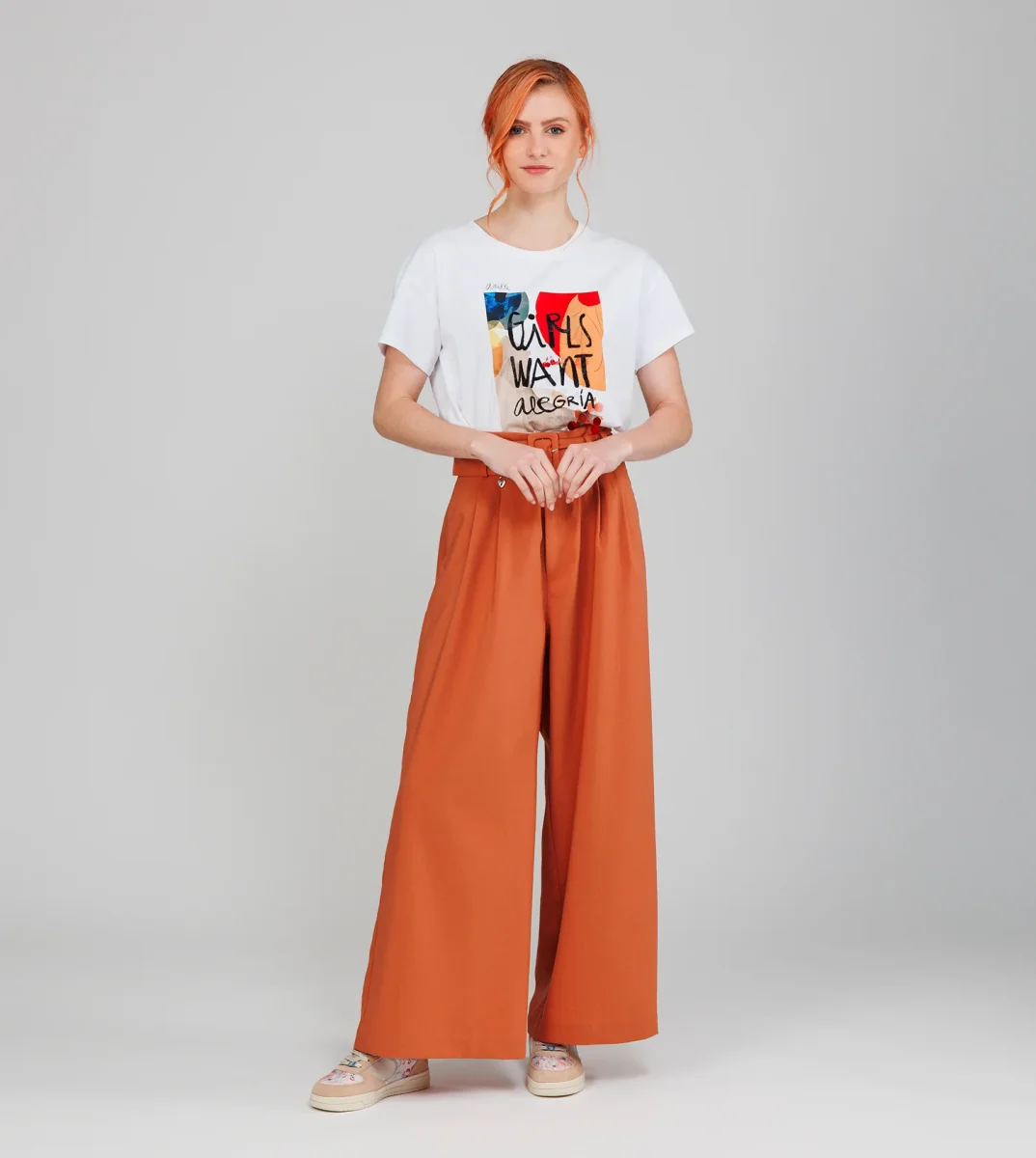 Pantalones teja - Imagen 3