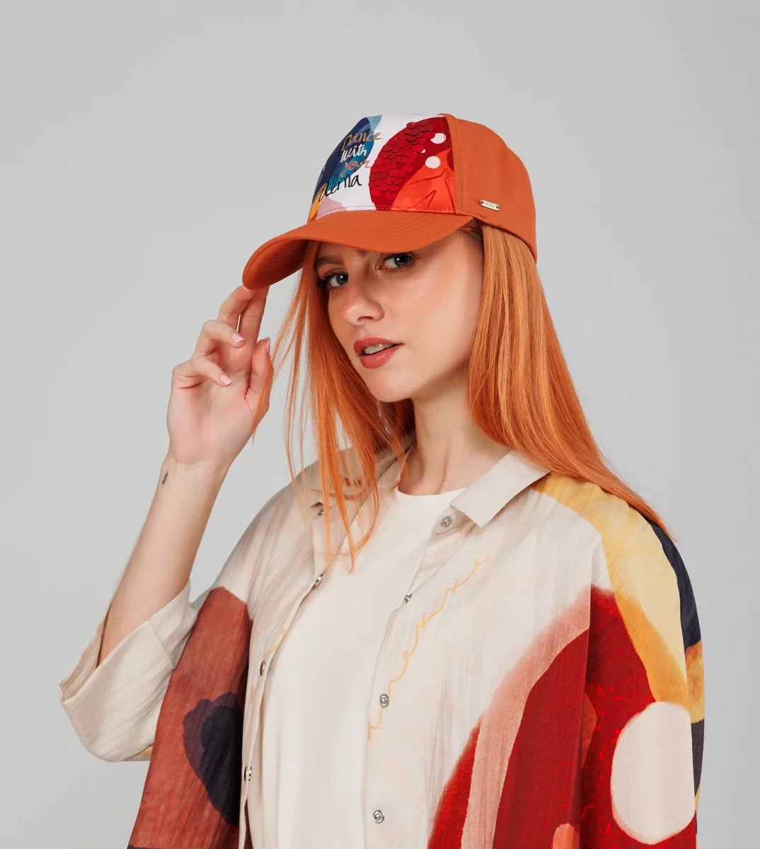 Gorra naranja - Imagen 4
