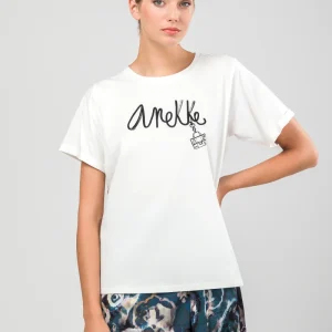 Camiseta manga corta blanca Studio