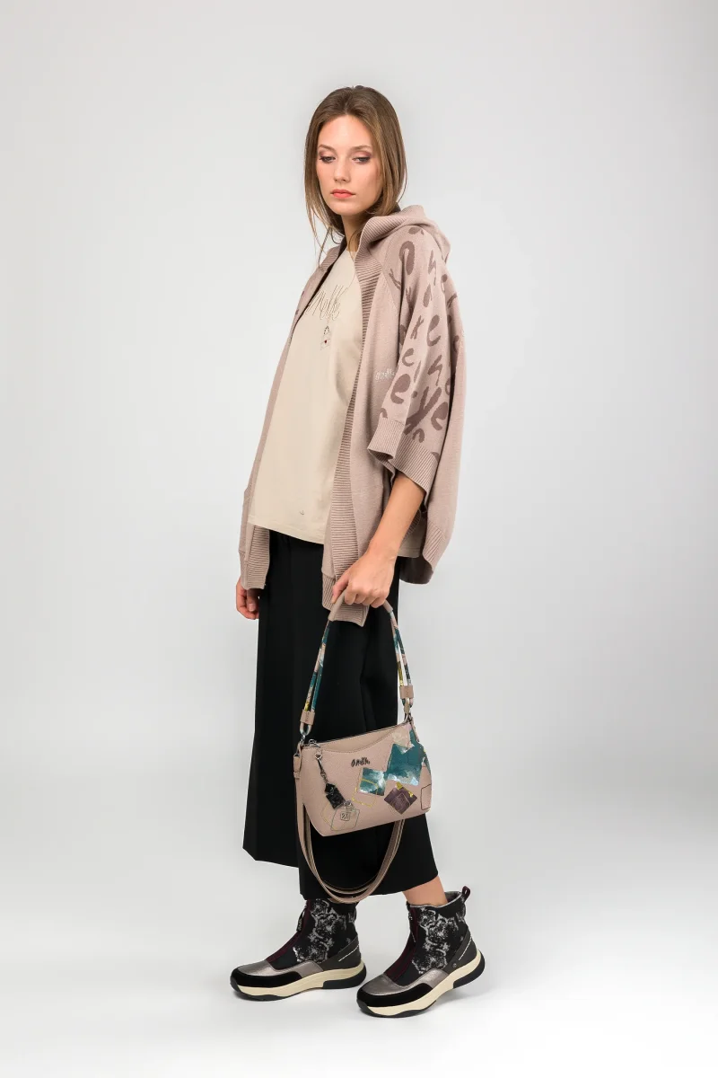 Bolso de hombro con bandolera mediano Evolution - Imagen 3