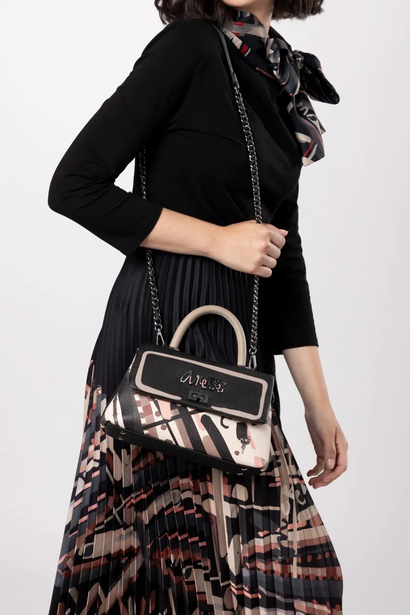 Bolso asa corta y bandolera pequeño Parisian - Imagen 3