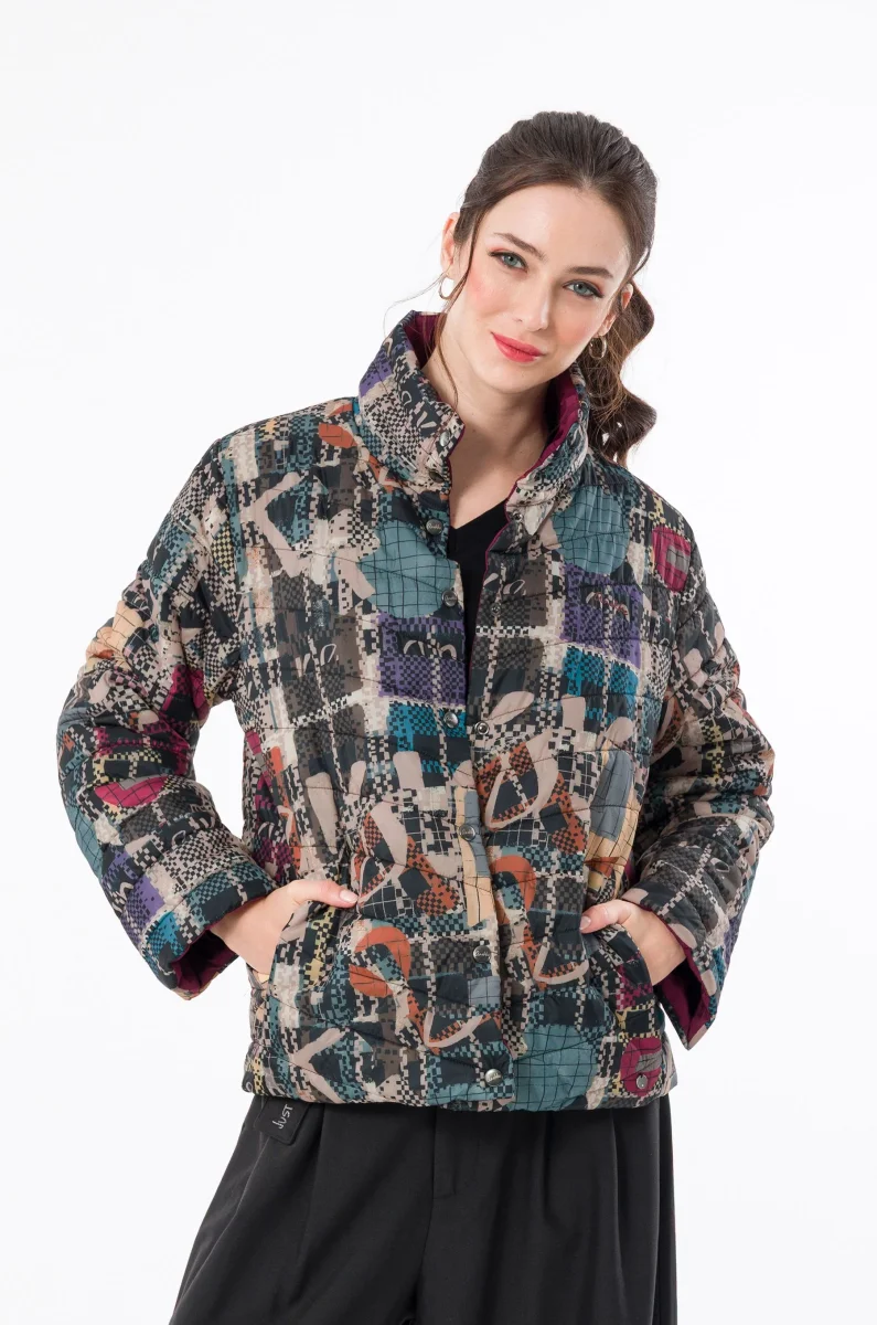 Chaqueta reversible estampada Blossom - Imagen 9