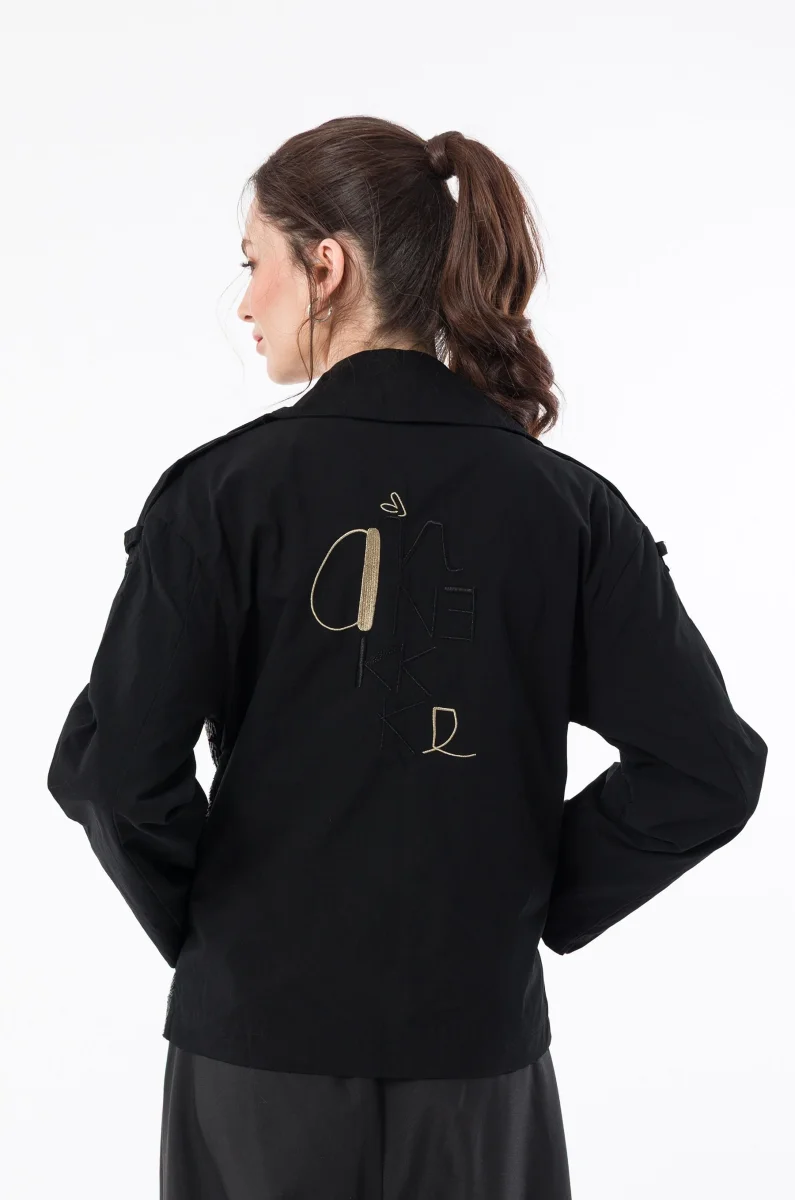 Chaqueta negra con lentejuelas - Imagen 8