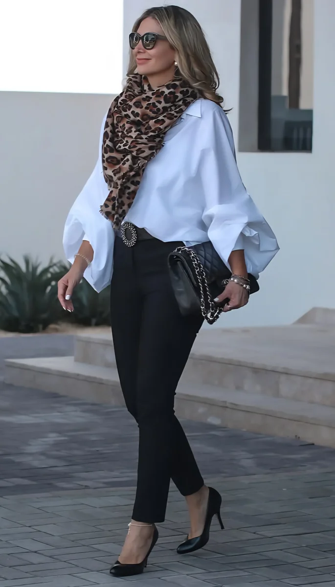 Blusa de Manga Farol con Botones - Imagen 6