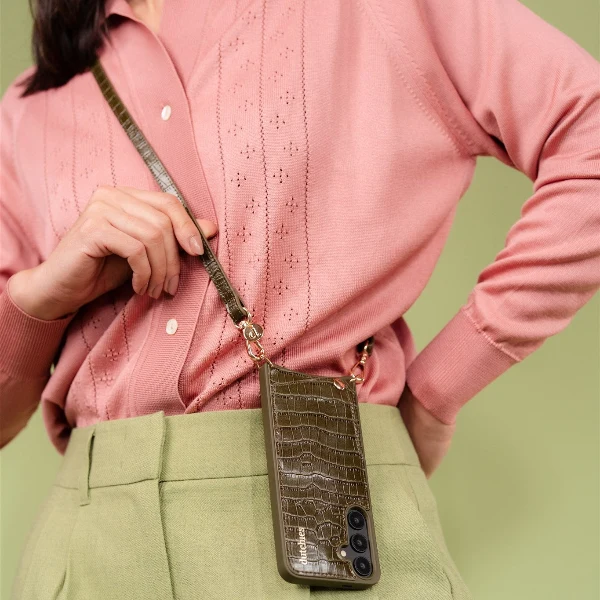 Phone strap | Slimline | Olive Green - Imagen 4