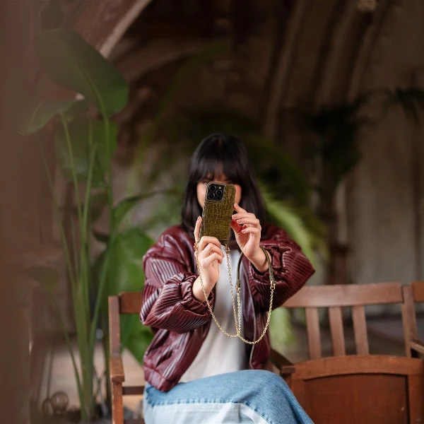 Phone Chain | Spanish | Olive Green - Imagen 4