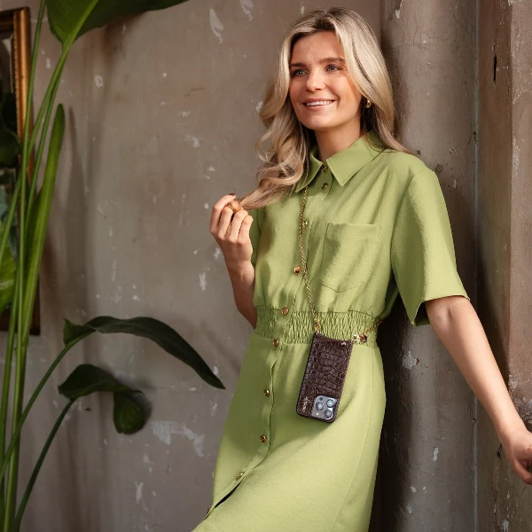 Spanish Chain Set | iPhone | Chocolate Brown - Imagen 4