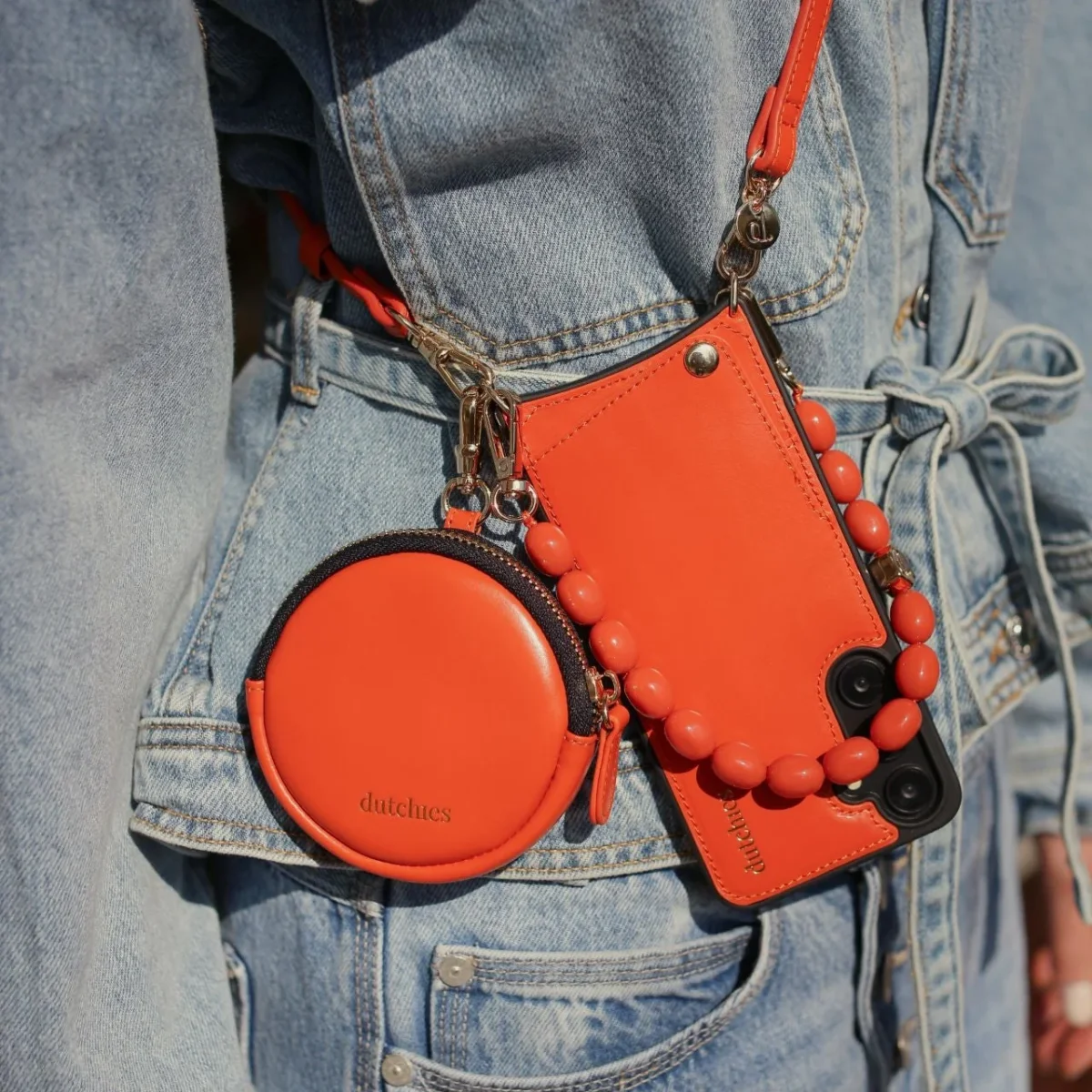 Mini Phone Bag Emma | Orange - Imagen 4